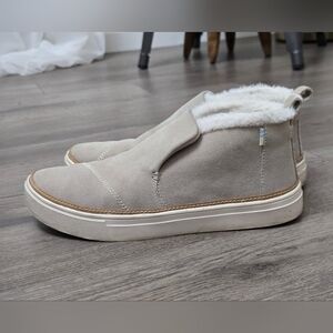 Toms Paxton Womens Slip On Ankle Books Cobblestone Size 8.5